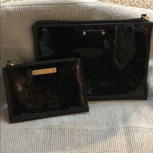 Kate Spade coin purse and Lg make-up clutch bag